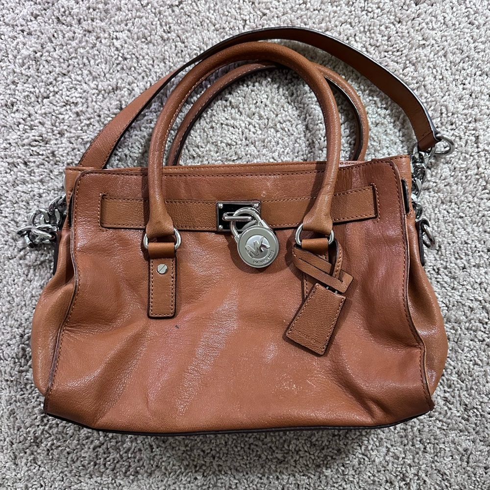 Michael Michael Kors Hamilton Saffiano Leather Medium Satchel